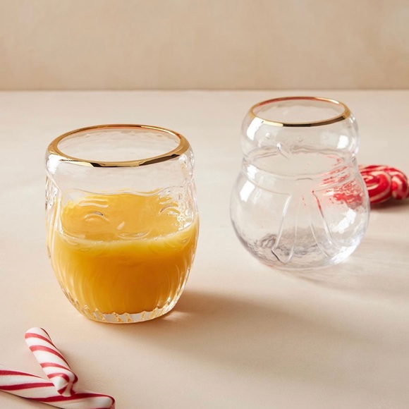 Anthropologie Santa Claus North Pole Juice Glass - Picture 14 of 15